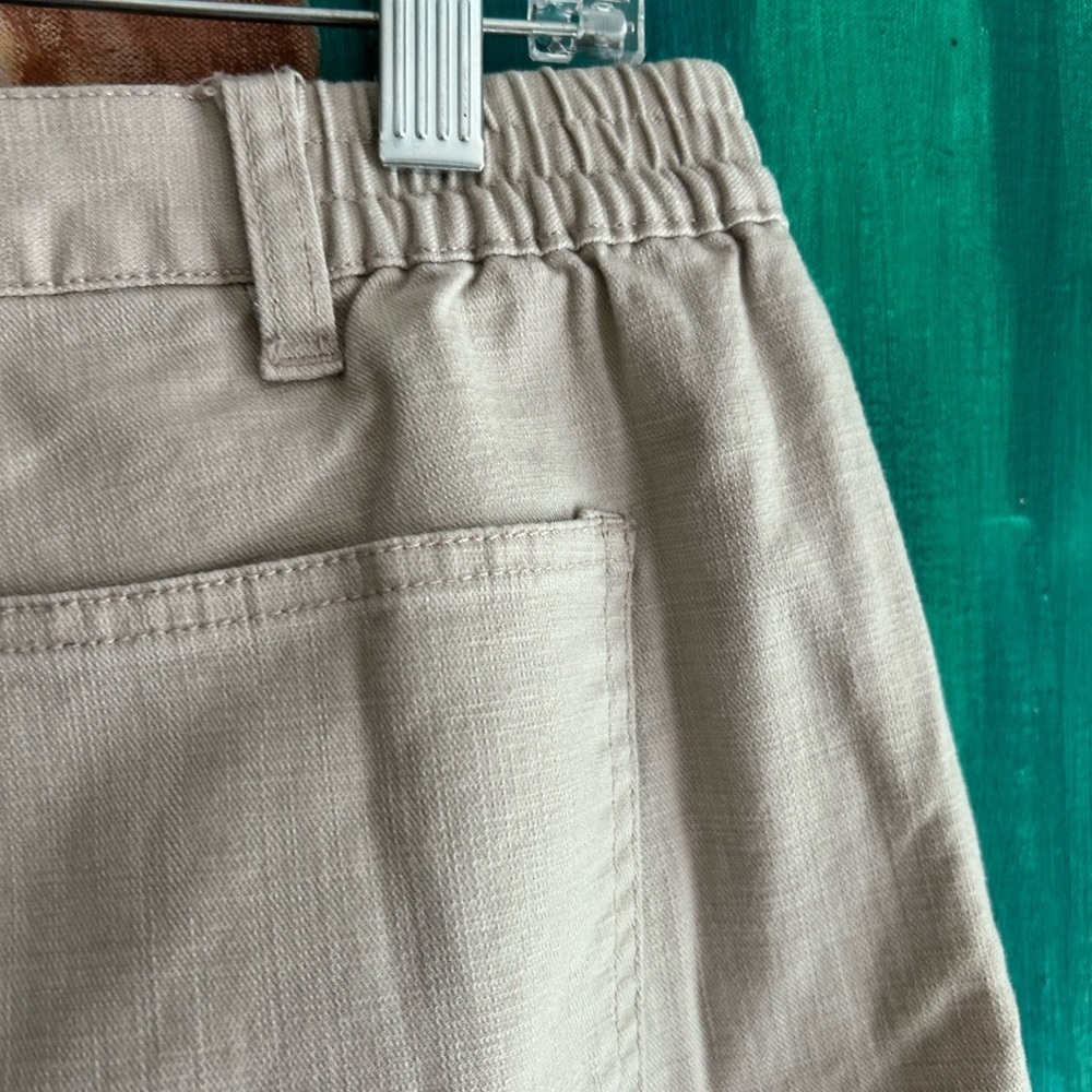 Ruby Rd. Cream Straight Leg Pants 12P - Picture 10 of 16